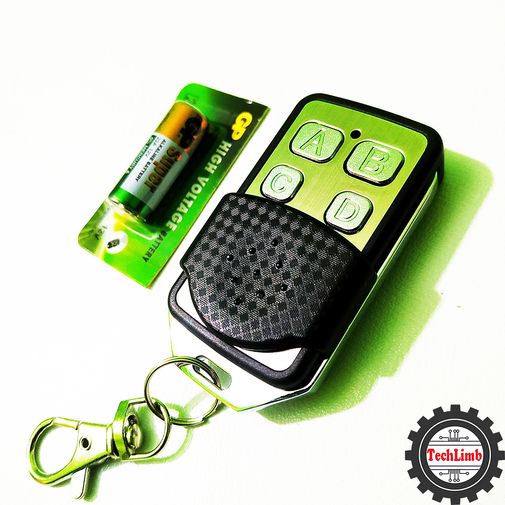 RF Remote 433MHz RF wireless remote control 4 keys Radio Frequency ...