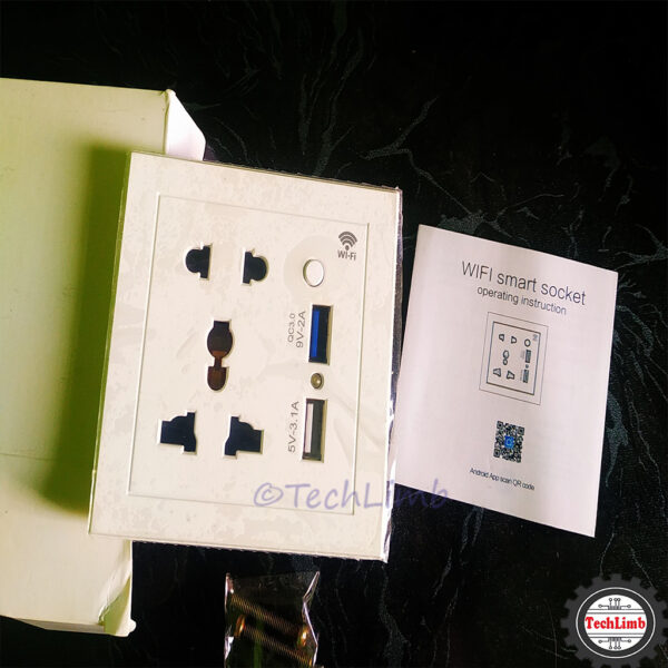 Smart WiFi Socket with USB Fast Charging QC3.0 Google Alexa Home Universal Wifi Smart USB Socket Tuya Smart Life Wifi Single Intelligent Universal Wall Plug- 1Year Warranty - Image 13