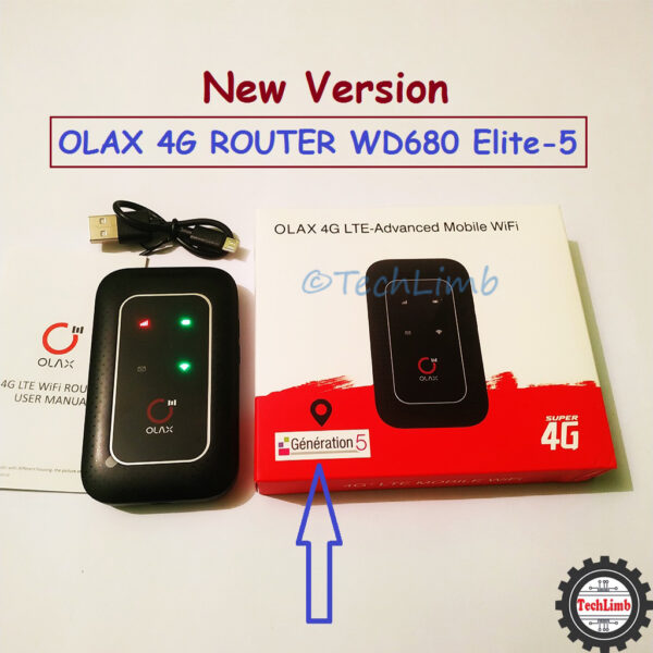 OLAX  WD680 Elite-5 4G LTE Advanced Pocket Router-150Mbps wireless Data Terminal in Frequency B1, B3, B5, B40, Compatible with Global Operators Network