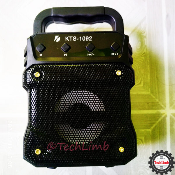 Portable Bluetooth Wireless Speaker KTS-1092 5W (3-inch) Crystal Clear Sounds