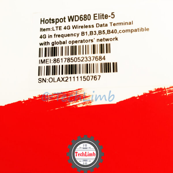 OLAX  WD680 Elite-5 4G LTE Advanced Pocket Router-150Mbps wireless Data Terminal in Frequency B1, B3, B5, B40, Compatible with Global Operators Network - Image 4