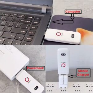 OLAX U80 Elite 4G LTE USB Modem Dongle - 150Mbps Portable WiFi Hotspot Wingle - All SIM Supported (GP, Robi, BL, Teletalk) - Connect 10 Users - Plug & Play for Car, Power Bank & Laptop - High Speed Internet Router for Home & Office by TechLimb Exclusive