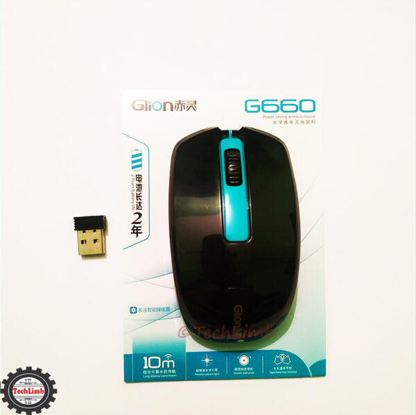 Wireless Mouse Glion G660 Bluetooth Optical with USB Nano Receiver for gaming and normal task for Laptop/ Desktop - Image 4