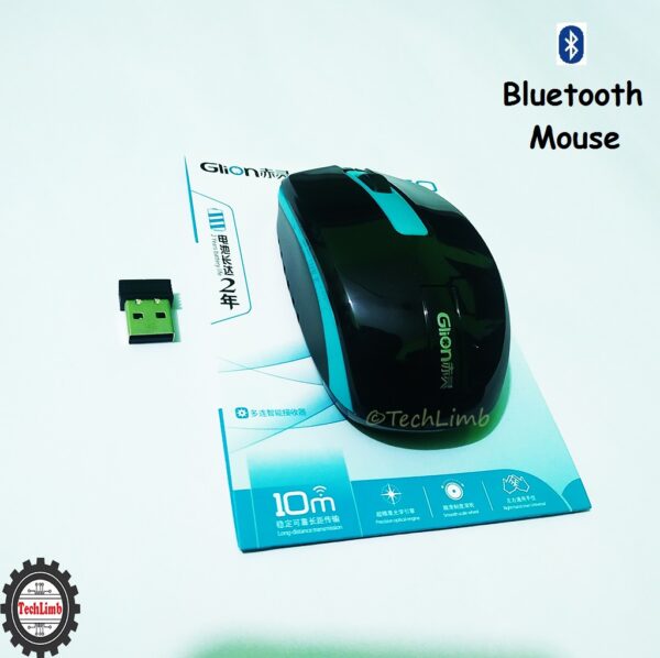 Wireless Mouse Glion G660 Bluetooth Optical with USB Nano Receiver for gaming and normal task for Laptop/ Desktop - Image 5