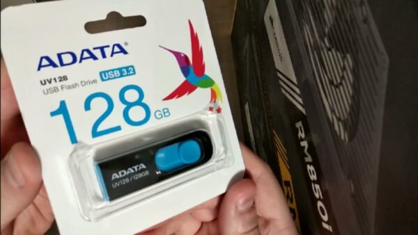 Pendrive 128GB ADATA UV128 USB 3.2 Flash Drive Mobile Disk (Black Blue)- Lifetime Year warranty - Image 7