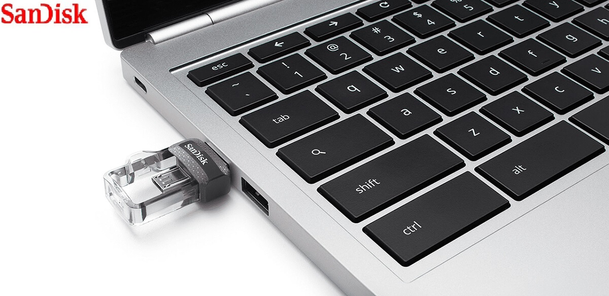 SanDisk OTG 64GB Micro and USB Port 150MB/S Ultra Dual Drive M3.0 – Micro, USB 3.0 – Black 1-Year Warranty – Original SanDisk Pendrive for Android and PC - High Speed 64GB OTG Drive by TechLimb – Best Price in BD 2026 – Dual Port Flash Drive - Image 12