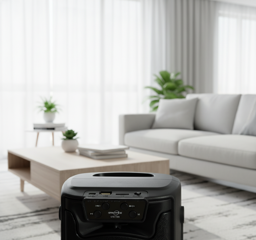 KTS GTS-1396 Wireless Portable Bluetooth Speaker 4 Inch Extra Bass RGB Light TWS FM Radio USB TF Card HD Sound Soundbox Outdoor Party Speaker for Mobile Computer by TechLimb - Image 4